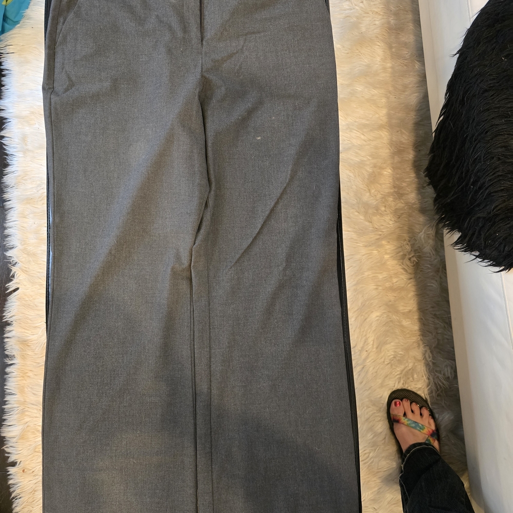Isaac Mizrahi Women's Charcoal Gray Dress Pants
